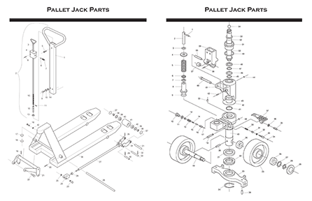 Crown Electric Pallet Jack Parts